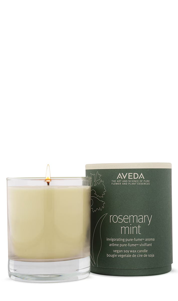 Rosemary Mint Vegan Soy Wax Candle - Image 1